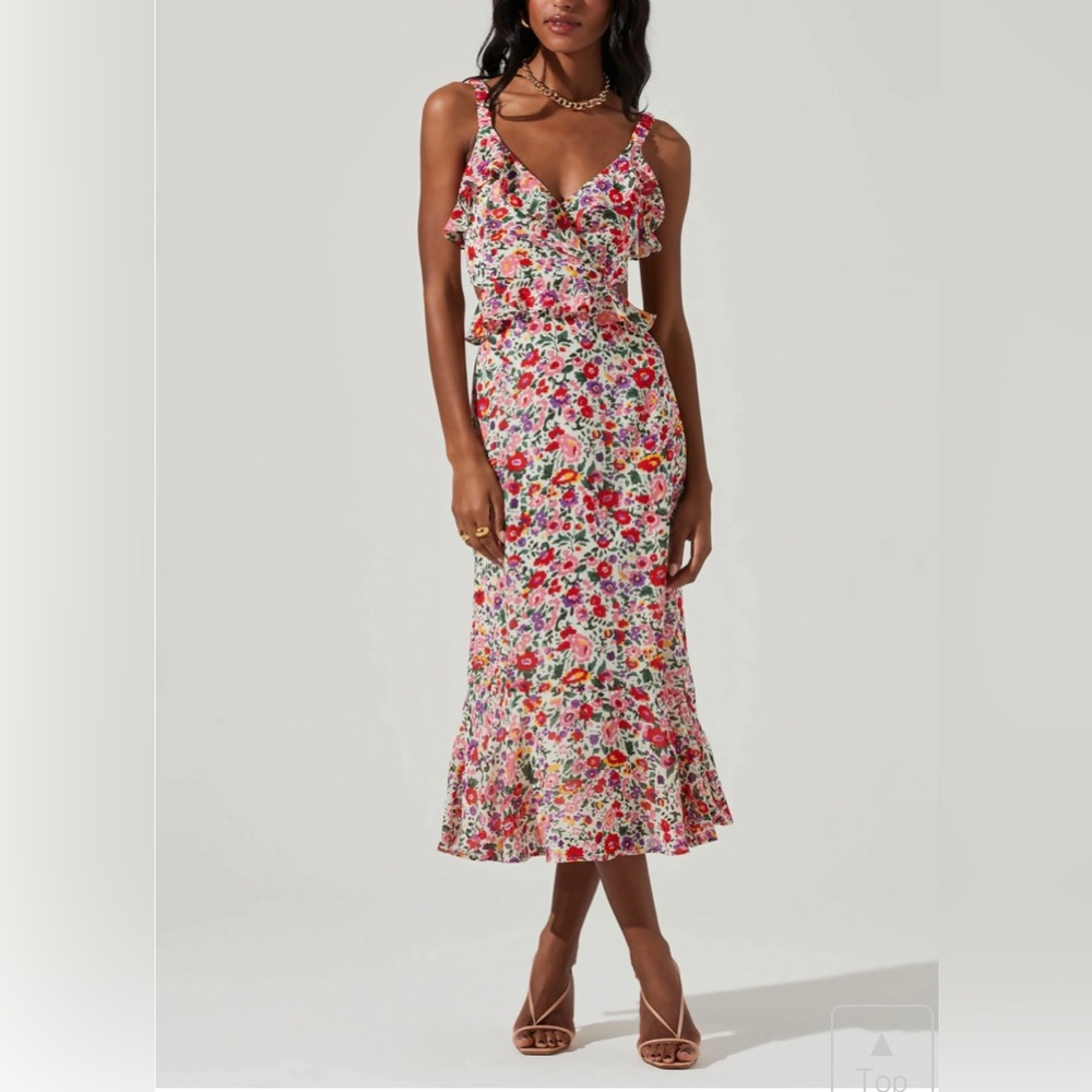ASTR Wildflower MIDI Dress